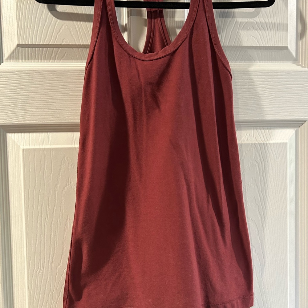 Lululemon Rust Cool Racerback Tank Heathered - Picture 3 of 3